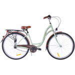 Mestský bicykel 28 Kozbike Holland Retro S-3 Mätový